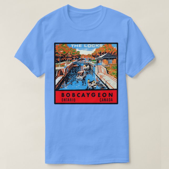 Bobcaygeon Ontario Vintage Travel T-Shirt (Design vorne)