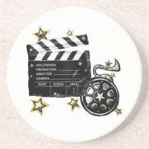 BOBINE DE FILM, DESSOUS DE VERRE DE BARDEAU