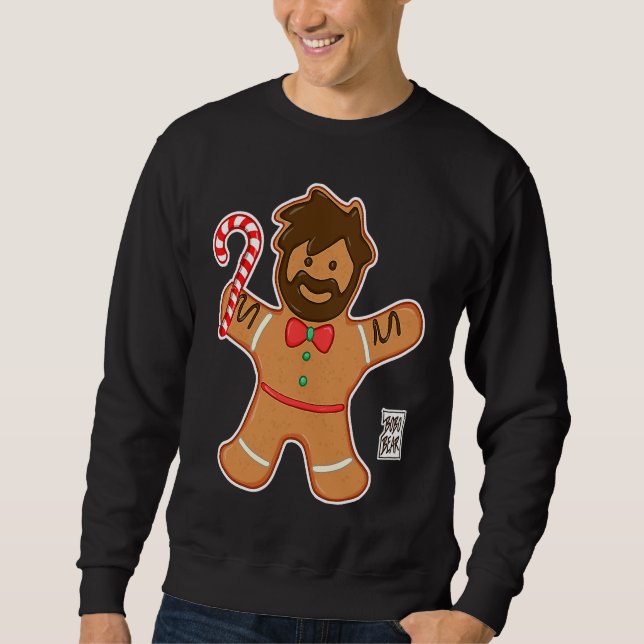 Bobo Bear  Gingerbread Bear  Christmas Sweatshirt (Vorderseite)