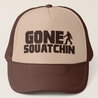 Bobo GEGANGENER SQUATCHIN Hut, der Bigfoot findet Truckerkappe
