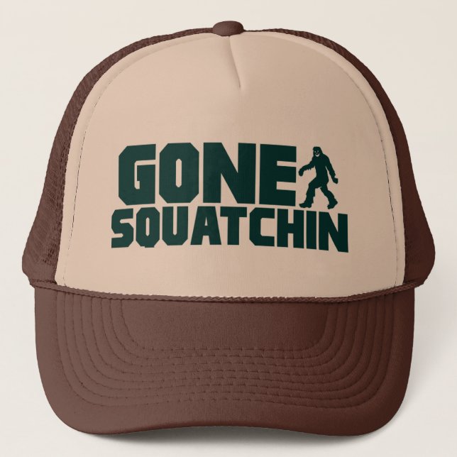 Bobo S'EST RENDU SQUATCHIN Casquette Trouver Bigfo (Devant)