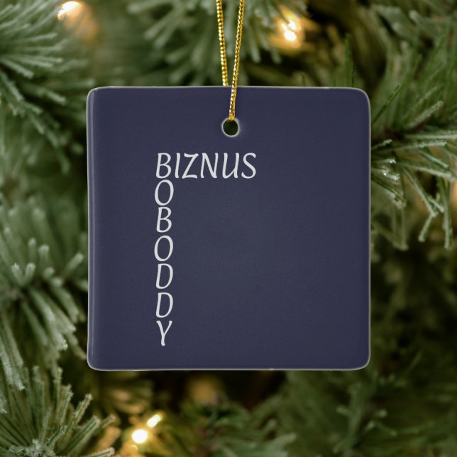 BOBODDY - Creed ist der glänzende Moment vom Büro! Keramikornament (Baum)