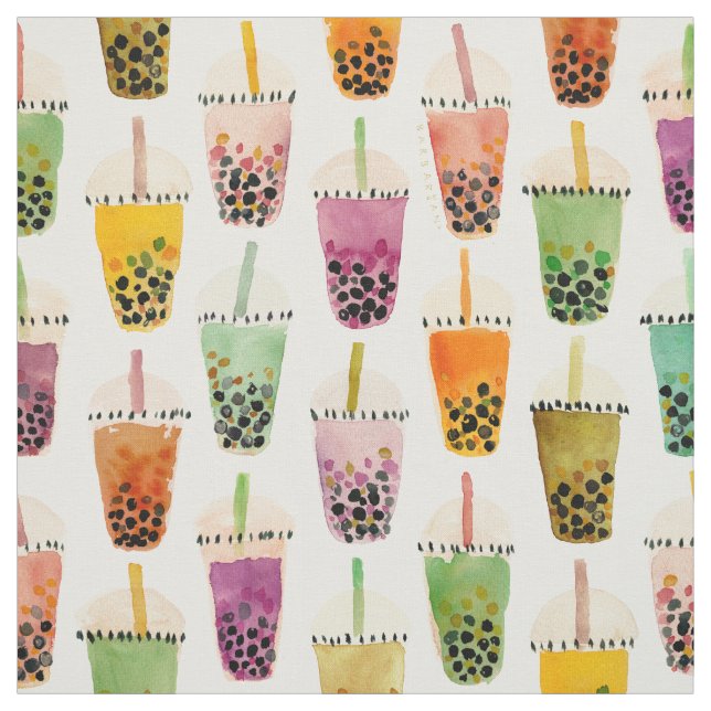 BOBRAs farbenfroher Boba Tee Stoff (Muster)