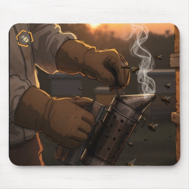 Bob's Bees Muismat The Smoker Mousepad (Vorne)