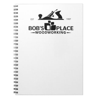 Bob's Place Holzwerkstatt Spiral Foto Notizbuch Notizblock