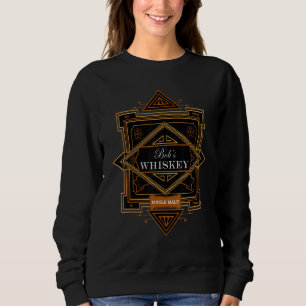 Bob's Whiskey Single Malt Liqueur Whisky Helps 100 Sweatshirt