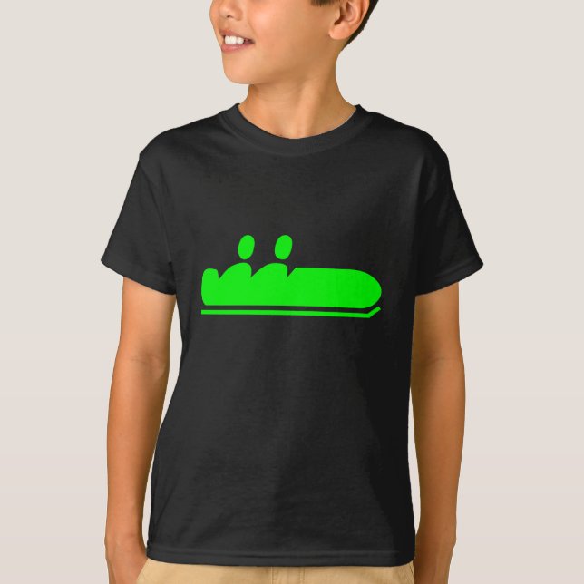 Bobsled - grün T-Shirt (Vorderseite)