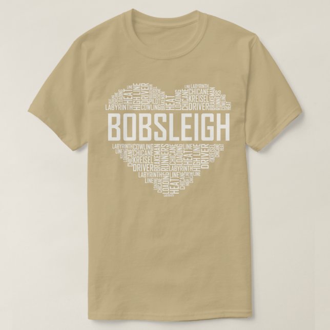 Bobsled Heart T-Shirt (Design vorne)