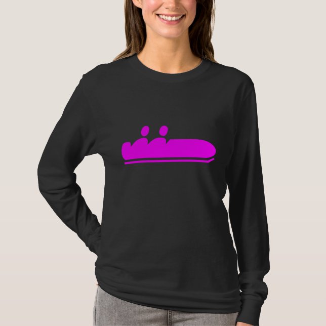 Bobsled - Magenta T-Shirt (Vorderseite)