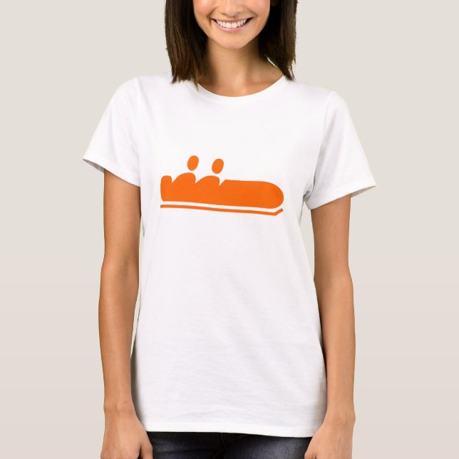 Bobsled - Orange T-Shirt (Vorderseite)