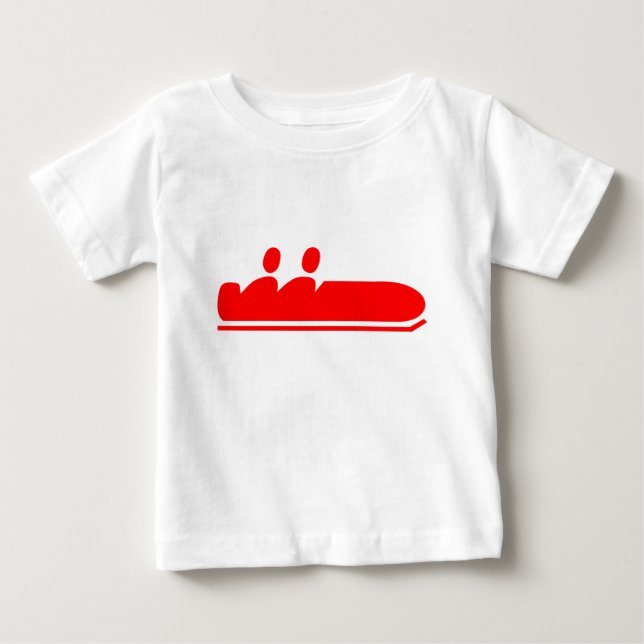 Bobsled - Red Baby T-shirt (Vorderseite)