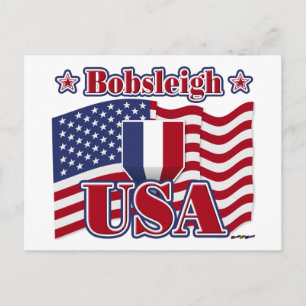 Bobsled USA Postkarte