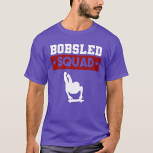 Bobsledding Wintersport Bobschlitten Instruktor vi T-Shirt
