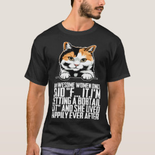 Bobtail Bobtail-Katze Bobtail-Mutter T-Shirt