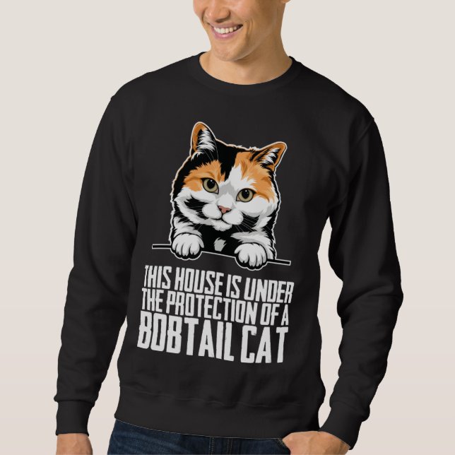 Bobtail kittens  Bobtail mom  Bobtail dad Sweatshirt (Vorderseite)