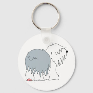 Bobtail Schäferhund Schlüsselanhänger