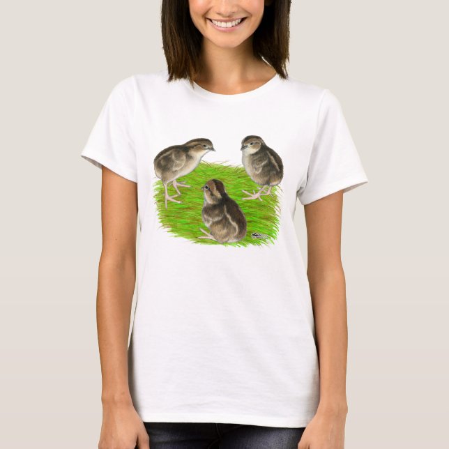 Bobwhite Quail Chicks T-Shirt (Vorderseite)