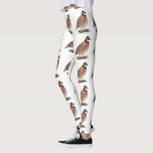 Bobwhite Quail Rooster Leggings
