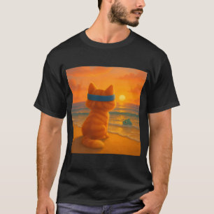 BOC Beachy Orange Katze 12 - BOC und sein grüner F T-Shirt