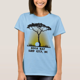 Boca Bucht-Brandungs-Stadt NC T-Shirt