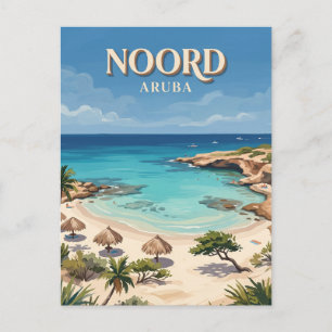 Boca Catalina Noord Aruba Postkarte