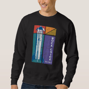 Boca Chica Texas Starship Cool Retro 1 Sweatshirt