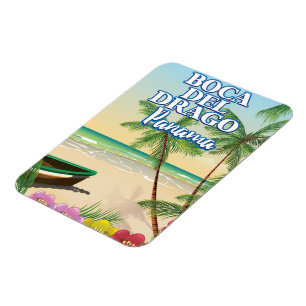 Boca del Drago Panama Strand Reiseplakat Magnet