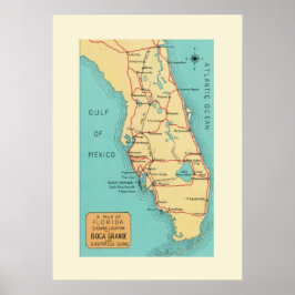 Boca Grande Florida 20 x 28 Poster