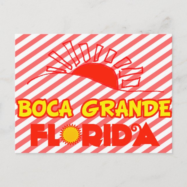 Boca Grande, Florida Postkarte (Vorderseite)
