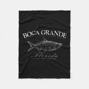 Boca Grande Tarpon Hauptstadt der Welt Gasparilla Fleecedecke