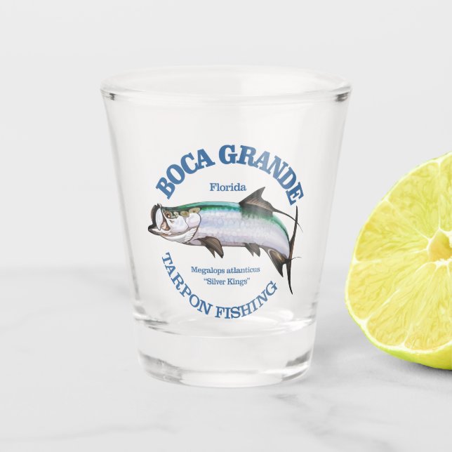 Boca Grande (Tarpon) Schnapsglas (Vorderseite)