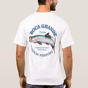 Boca großes Tarpon-Fischen T-Shirt
