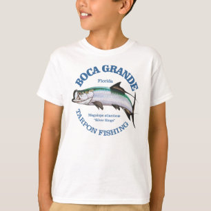 Boca großes Tarpon-Fischen T-Shirt