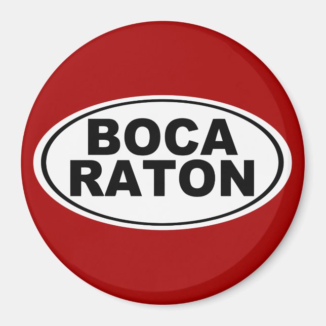 Boca Raton Florida Magnet (Vorne)
