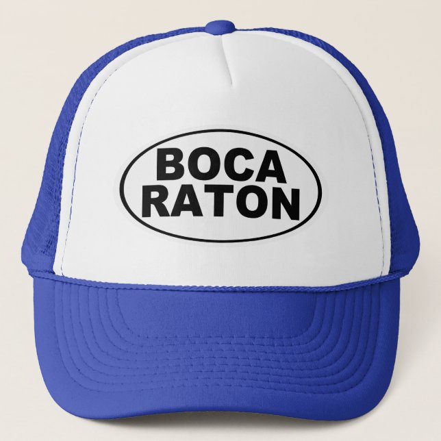 Boca Raton Florida Truckerkappe (Vorderseite)