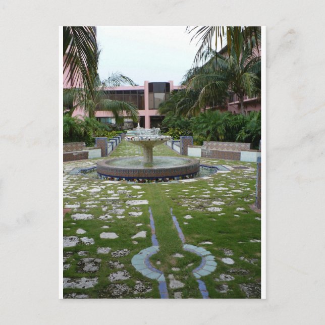 Boca Resort Garden Postkarte (Vorderseite)