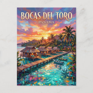Bocas del Toro Panama Postkarte