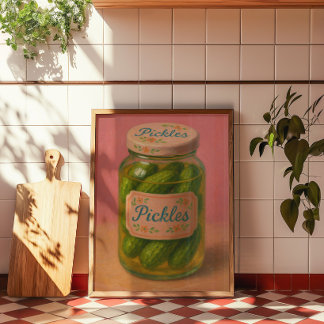 Bocaux de Pickles Vintage | Décoration de Cuisine 