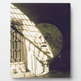 Bocca della Verita (Der Mund der Wahrheit) Fotoplatte