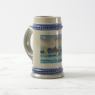Boccale di birra gedenken scudetto Napoli Bierglas