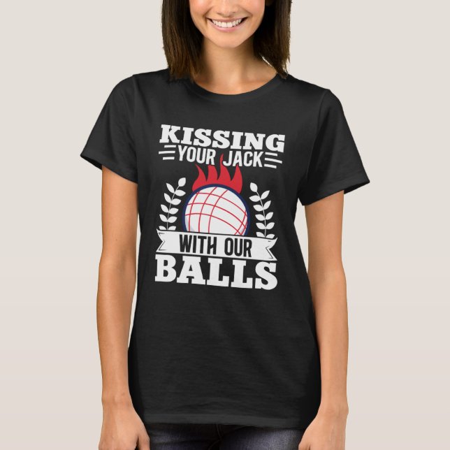 Bocce Ball Bocce Player  26 T-Shirt (Vorderseite)