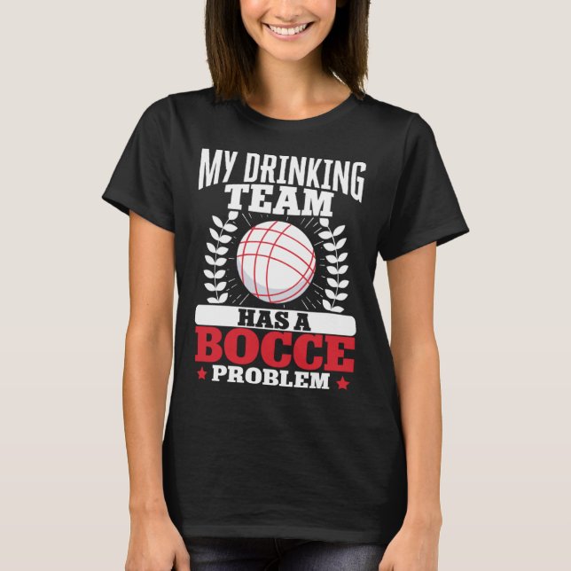 Bocce Ball Bocce Player 4 T-Shirt (Vorderseite)