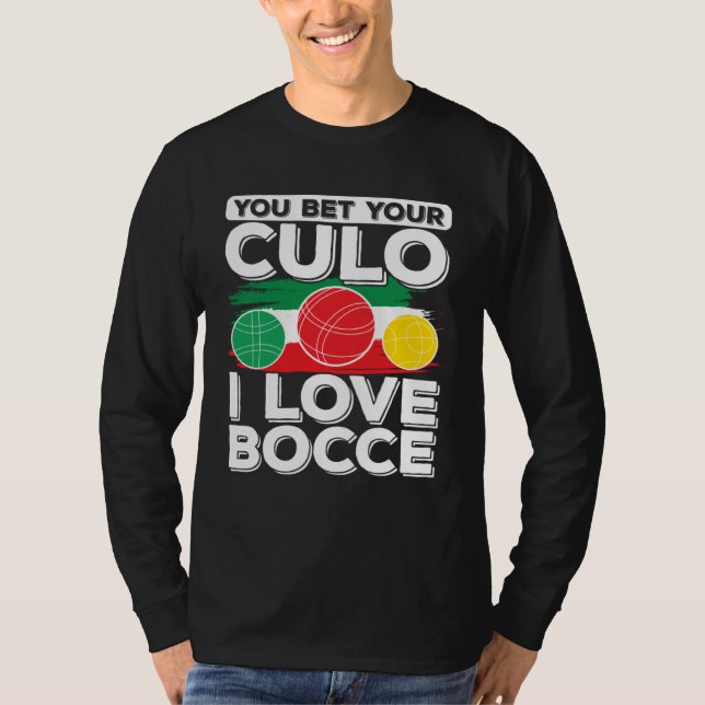 Bocce Ball Bocce Player  5 T-Shirt (Vorderseite)