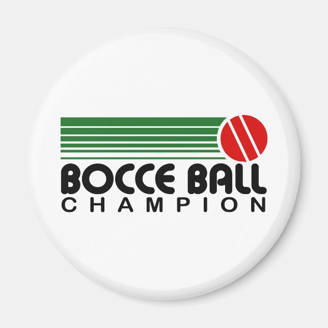 Bocce Ball Champion Magnet (Vorne)