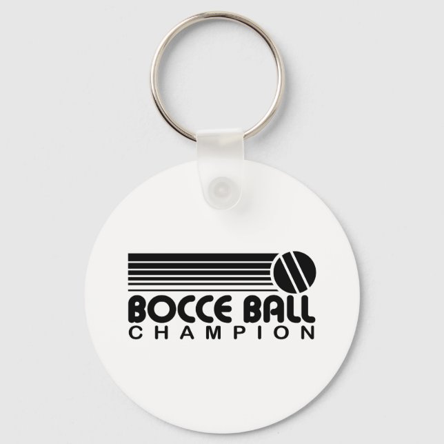 Bocce Ball Champion Schlüsselanhänger (Vorderseite)
