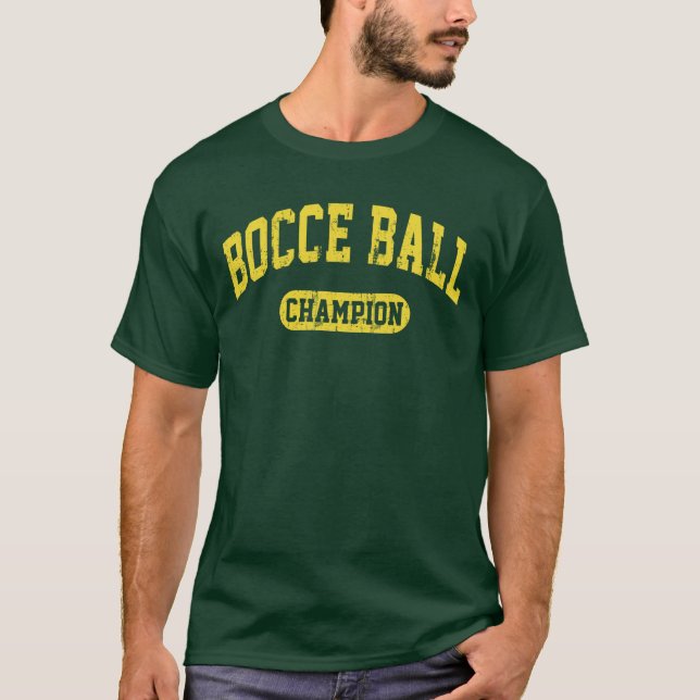 Bocce-Ball-Champion T-Shirt (Vorderseite)