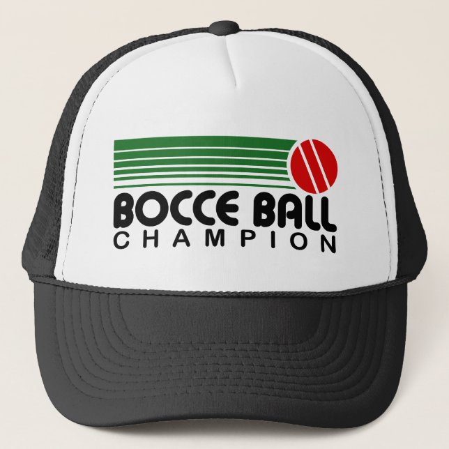 Bocce Ball Champion Truckerkappe (Vorderseite)