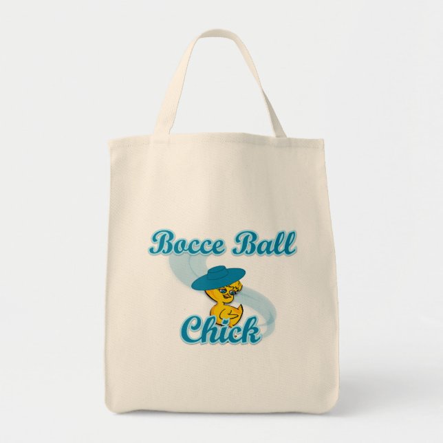 Bocce Ball Chick #3 Tragetasche (Vorne)