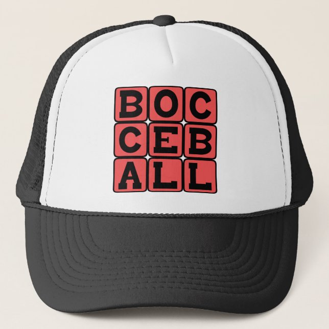 Bocce Ball, Lawn Game Truckerkappe (Vorderseite)