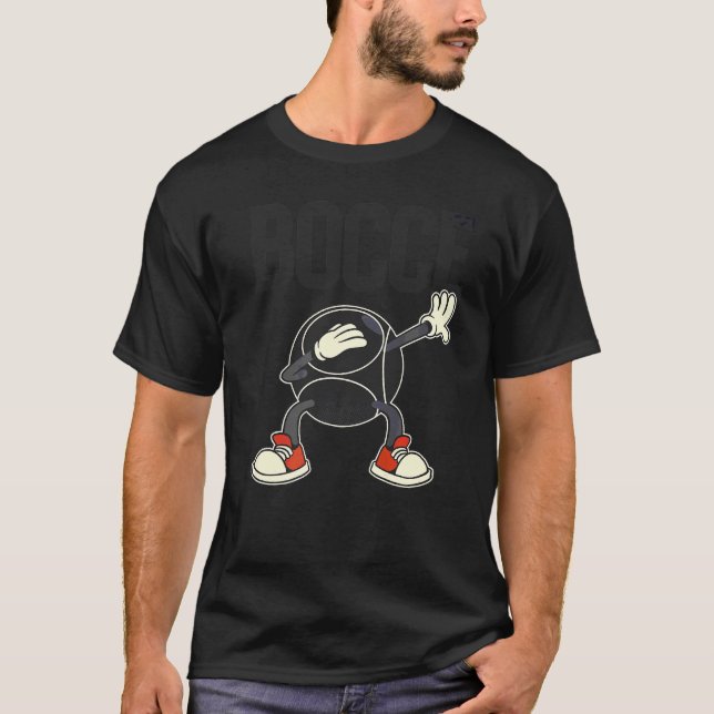 Bocce Ball mit Jack Bocci Dab Game Bocce T-Shirt (Vorderseite)